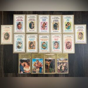 Lot of 16 A Candlelight Ecstasy Romance Paperback Books Mixed Lot 1970-1980's